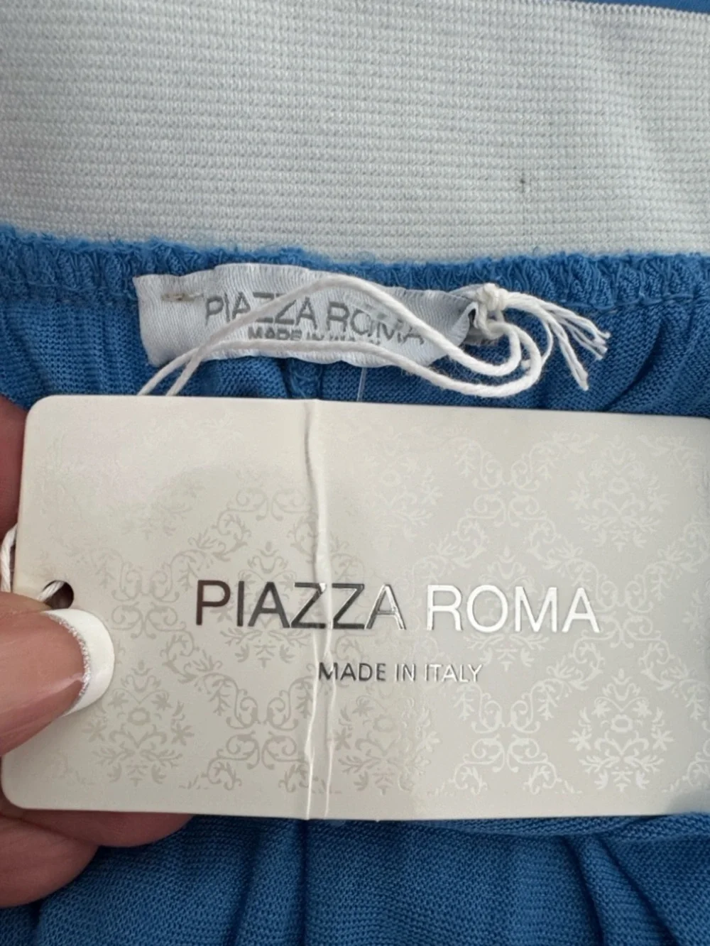 Piazza Roma Made in Italy Royal Blue Maxi Skirt - NWT - Size Medium
